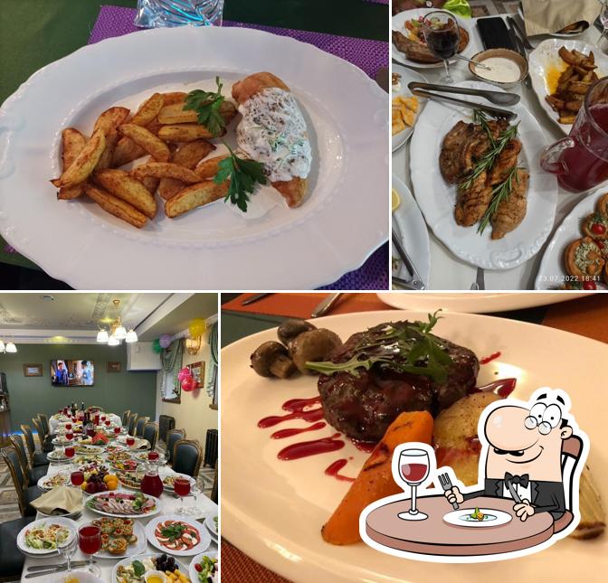 Еда в "Ресторане "Александровском""