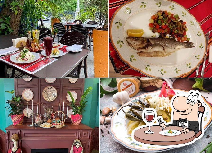 Еда в "Бабе Марте"