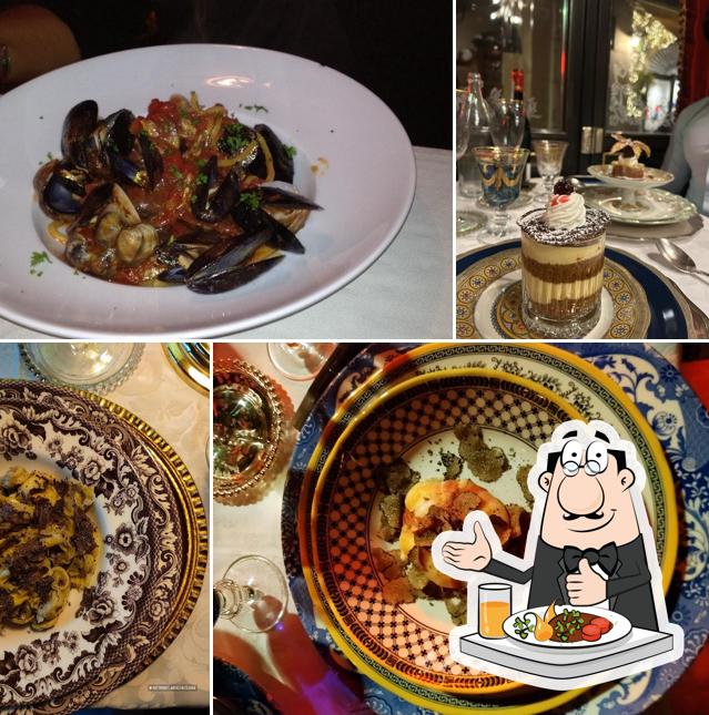 Еда в "Ristorante Antico Beccaria"