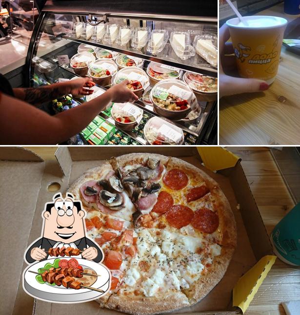 Еда и пиво в Додо Пицца