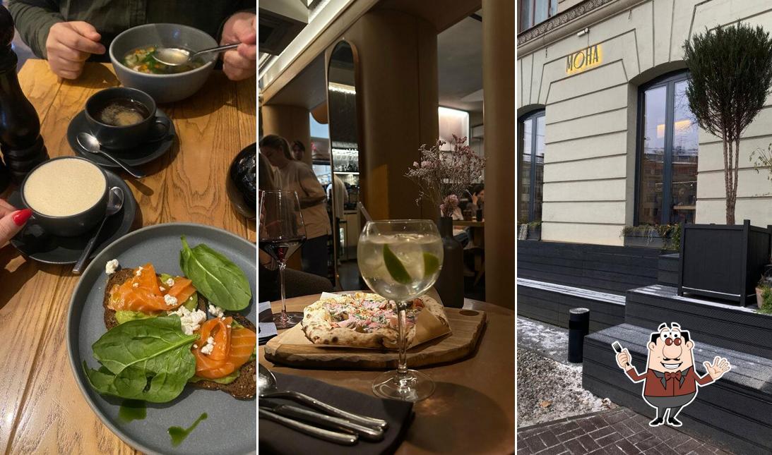 Еда в "Моне"