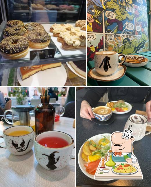 Еда в "Огонь Кофе"