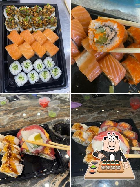 Попробуйте различные сеты суши