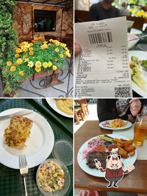 Блюда в "Блинной"