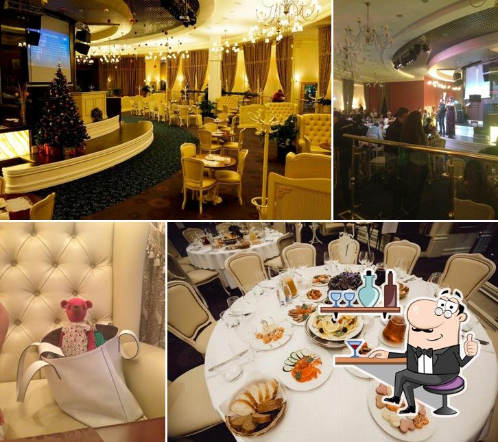 Посмотрите на внутренний интерьер "Coffee Rose"