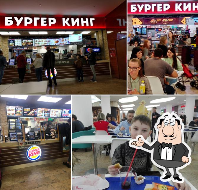 Интерьер "Бургера Кинг"