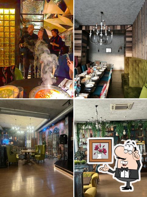 Посмотрите на внутренний интерьер "Ресторана Цех"