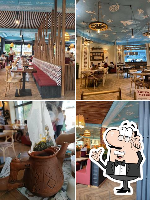 Посмотрите на внутренний интерьер "Старик Хинкалыч"