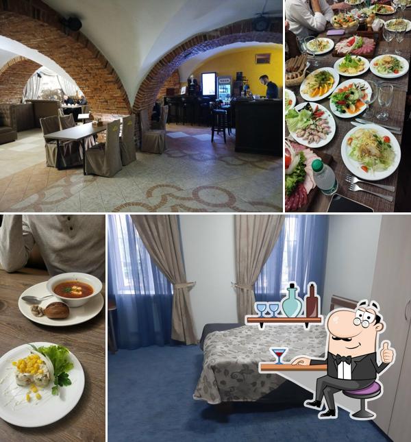 Посмотрите на внутренний интерьер "Gubernskiy Traktir Restaurant"