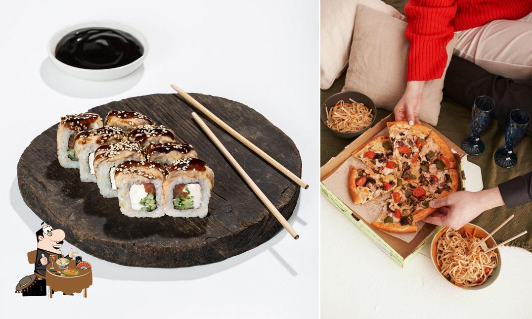 Еда в "Автосуши"