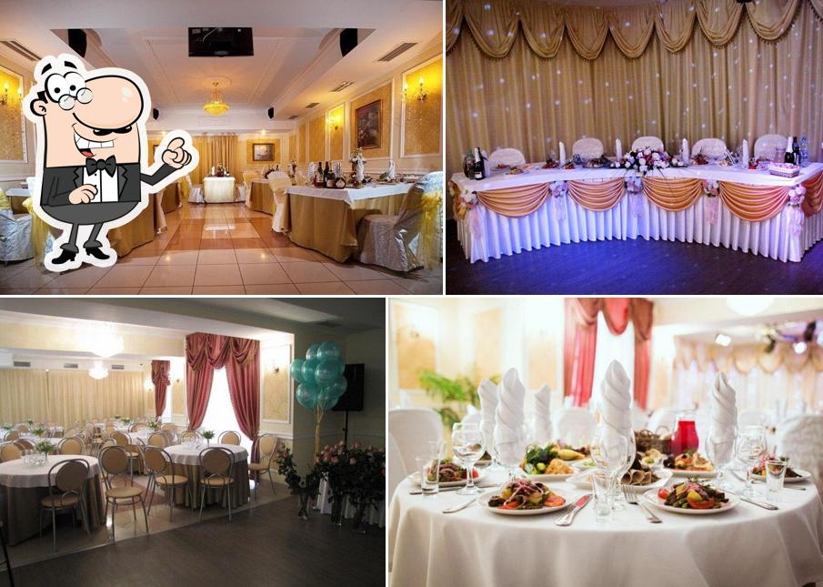 Посмотрите на внутренний интерьер "Грильяжа"