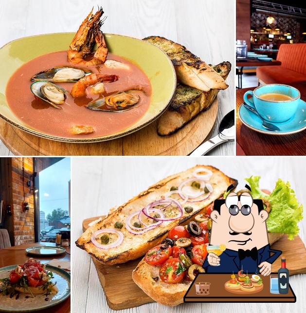 Брускетта в "КУХНЯ гастро-паб Бильярд МБ11"