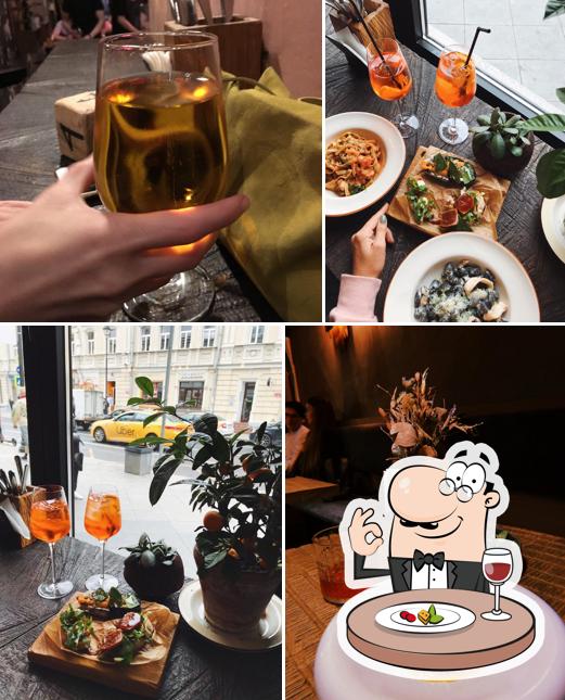 Еда в "Farro pasta & bar"