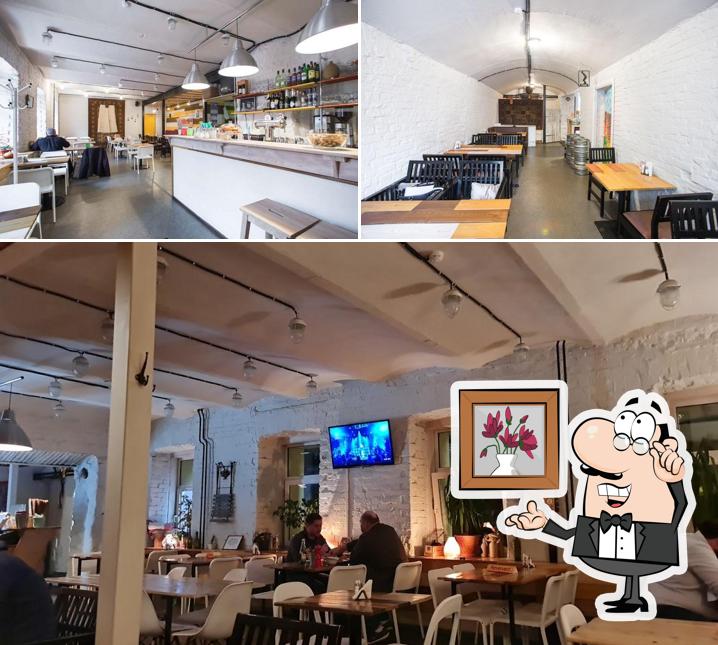 Посмотрите на внутренний интерьер "Хинкали - Gали"