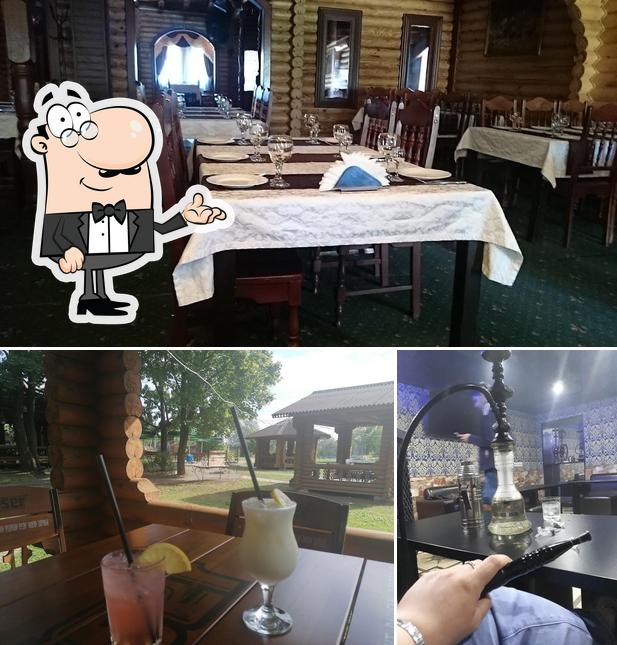 Внутреннее оформление и напитки в Шведская горка