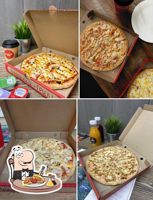 Закажите разные варианты пиццы