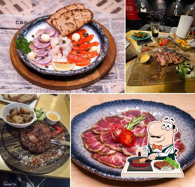 Закажите мясные блюда в "Баре КАПИТАЛ"