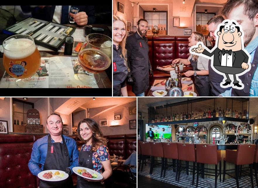 Интерьер "Бельгийского Гастрономического Паба Брюгге"