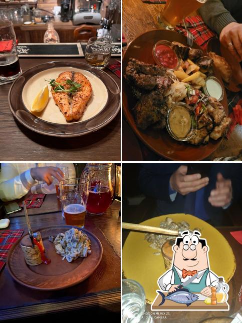 Лосось гриль в "Маке Хайландер"