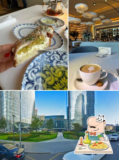 Посмотрите на это изображение, где видны еда и внешнее оформление в Ivanka Сити