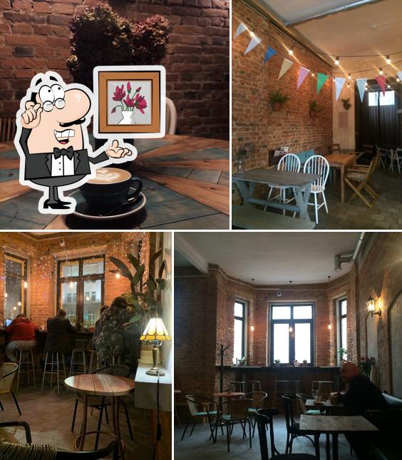 Посмотрите на внутренний интерьер "Кофейня 26"