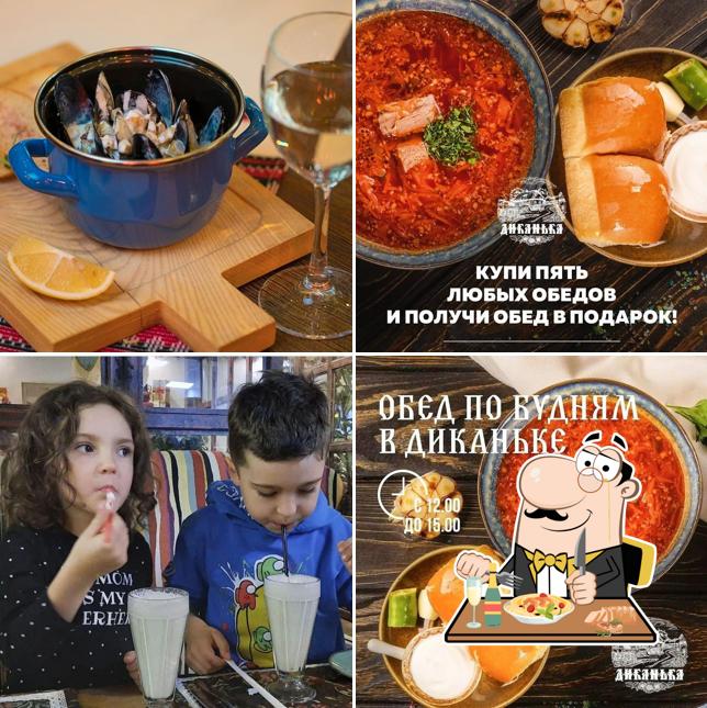 Еда в "Диканьке"
