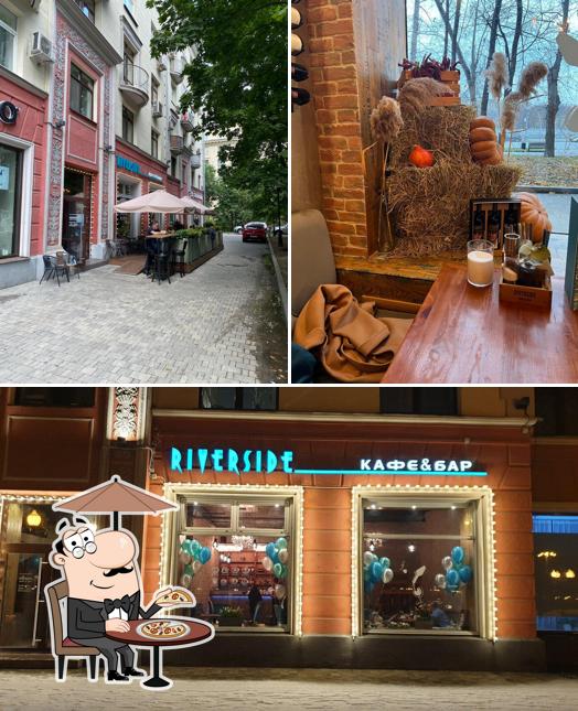 Внешнее оформление "Riverside кафе&бар"