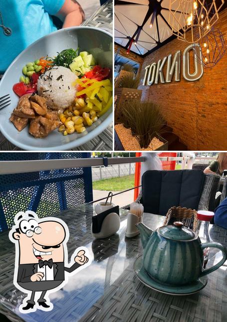 Помимо прочего, в Tokio-City есть внутреннее оформление и еда