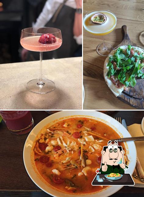 Фото, на котором видны еда и алкоголь в Кафе 288