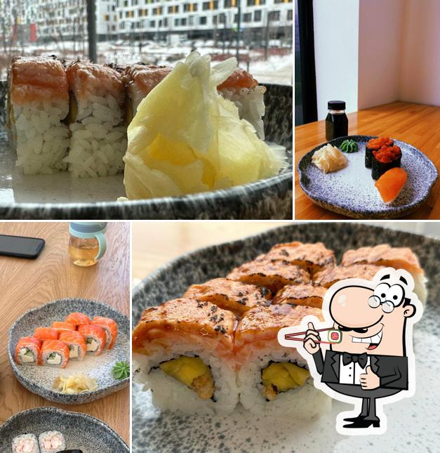 В "Hēre sushi" вы можете заказать суши