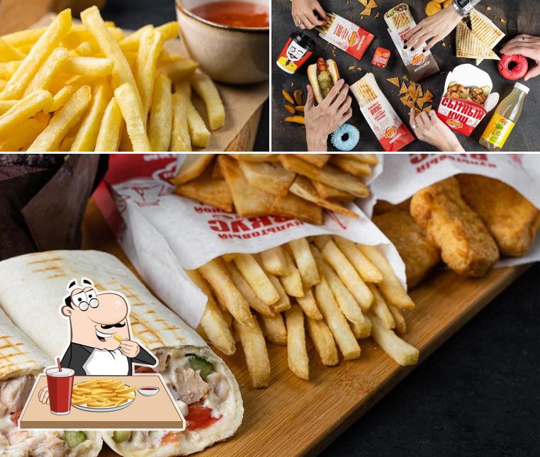 Картофель фри в "Шаверма по-питерски"