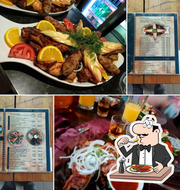 Блюда в "Хижине"