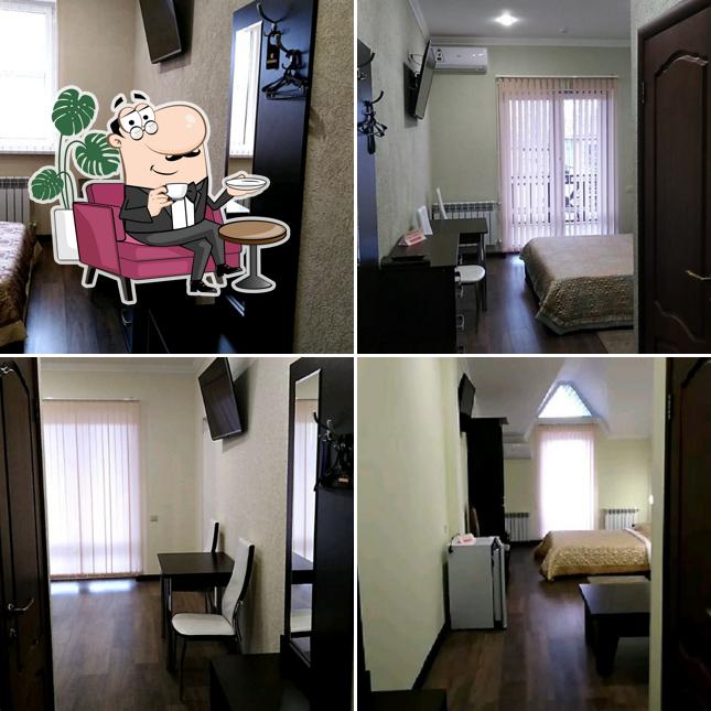 Посмотрите на внутренний интерьер "У Гургена"