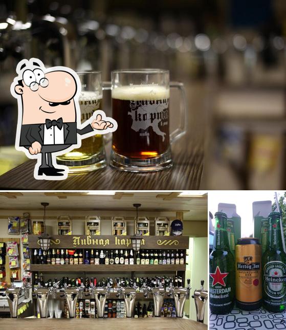 Интерьер "Пивной карты"