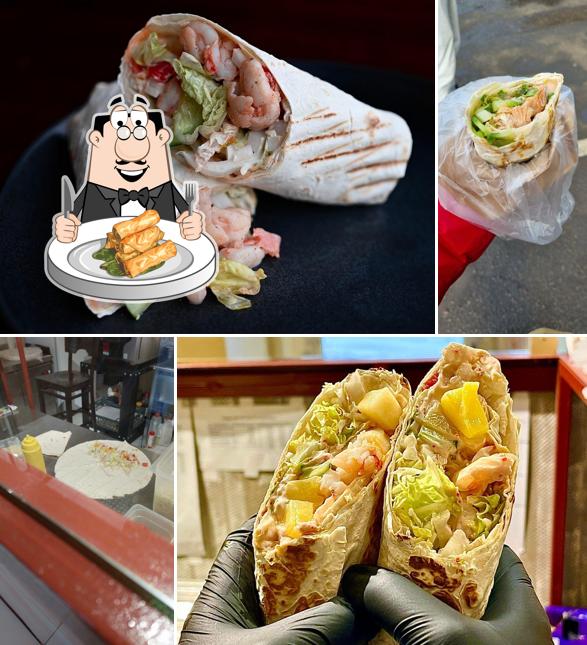 Спринг-ролллы в "Рыба идет на… НЕРЕСТ. Шаурма из морепродуктов"