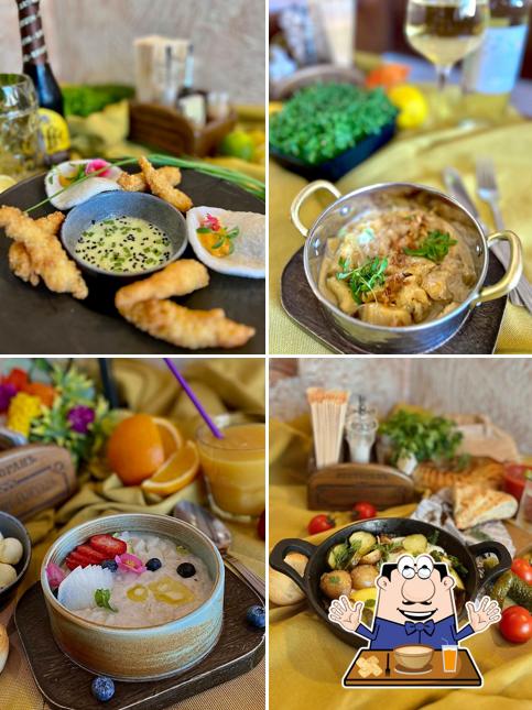 Еда в "Старом Городе, ресторане"