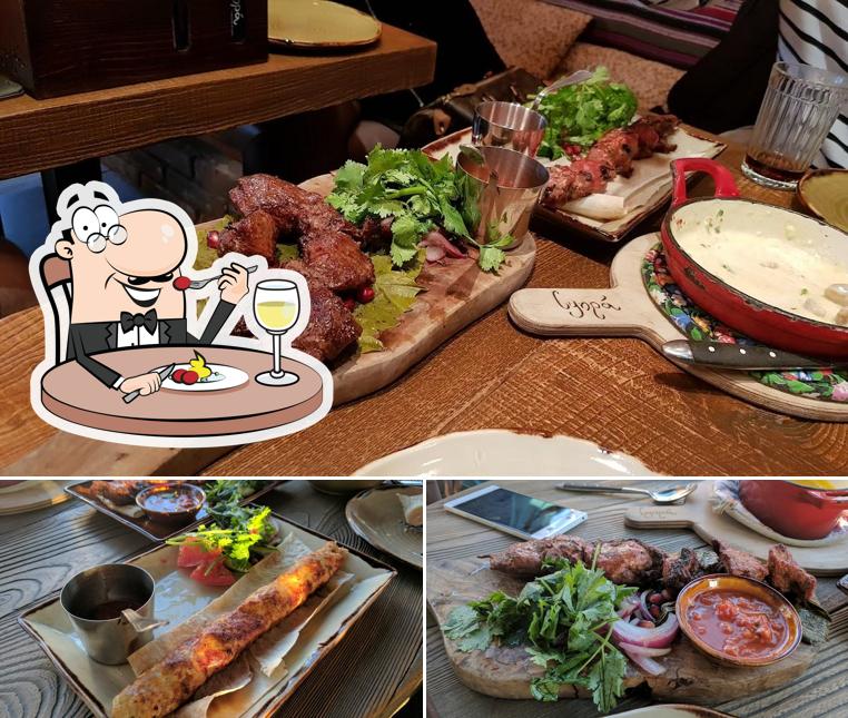 Блюда в "Грузинском ресторане Супра"