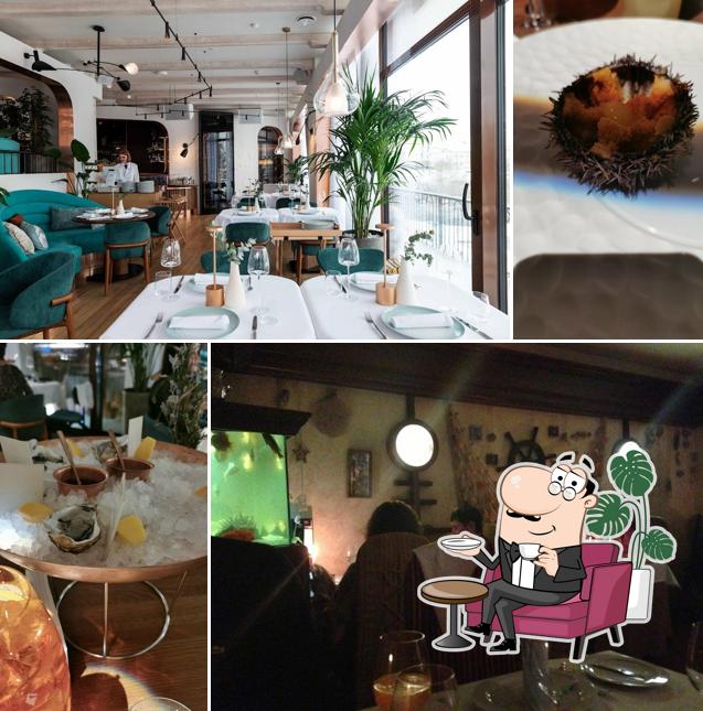 Посмотрите на внутренний интерьер "Рыбного ресторана «Посейдон»"