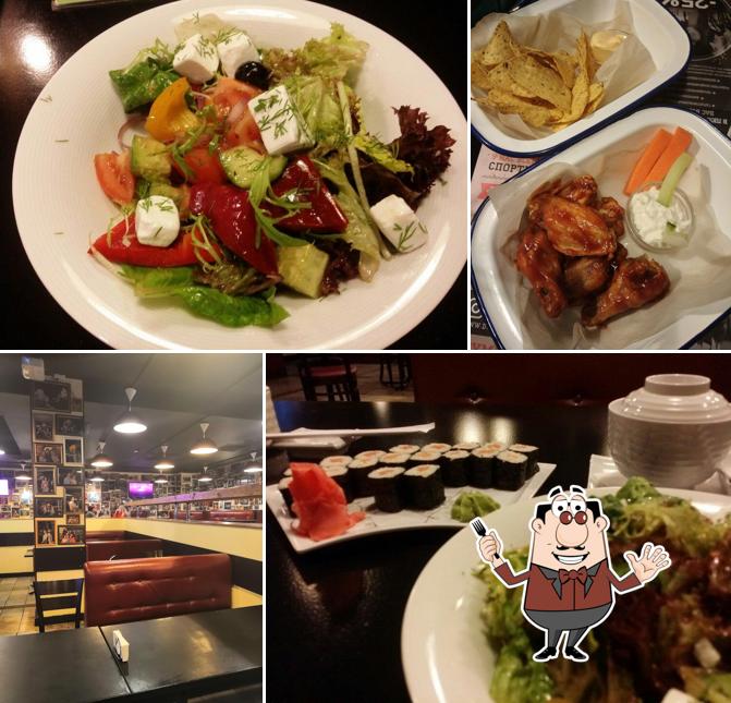 Еда в "Баре Duckstar's"