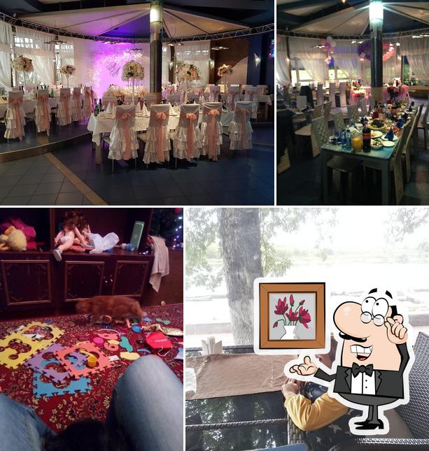 Интерьер "Викинга, ресторана, сауна, бассейн, бар"