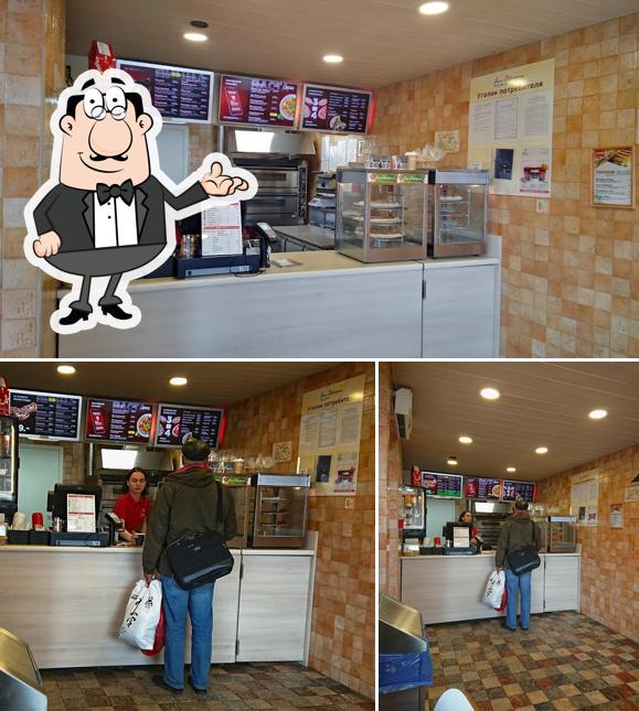 Посмотрите на внутренний интерьер "Бон Джорно"