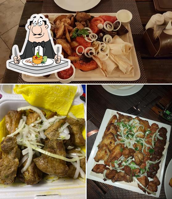 Еда в "Кафе "У Сяброу""