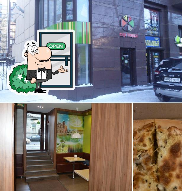 Помимо прочего, в Жар пицца есть внешнее оформление и еда