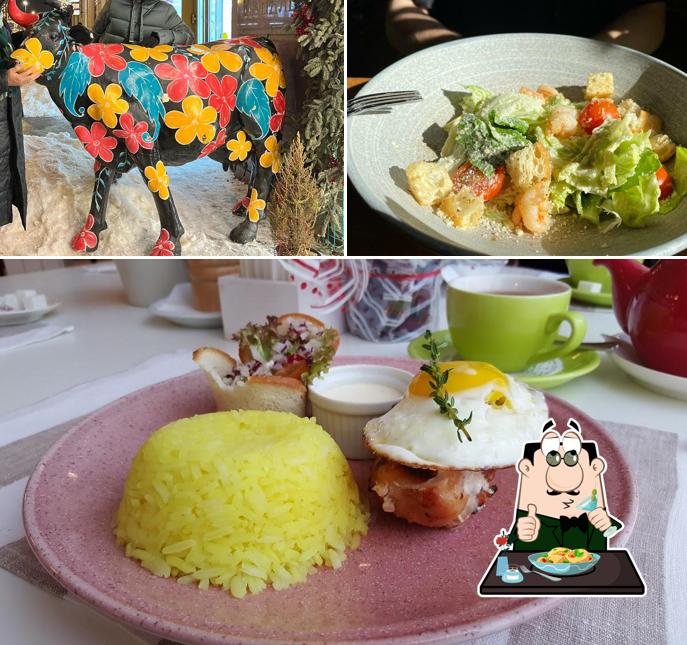 Яйца бенедикт в "Маме на даче"