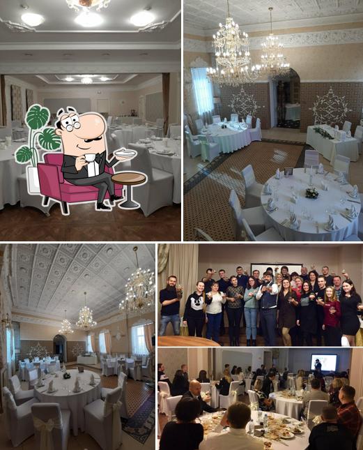 Посмотрите на внутренний интерьер "Купеческого"