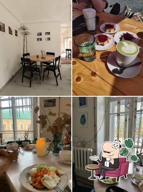 Посмотрите на внутренний интерьер "Трапезная Манна"