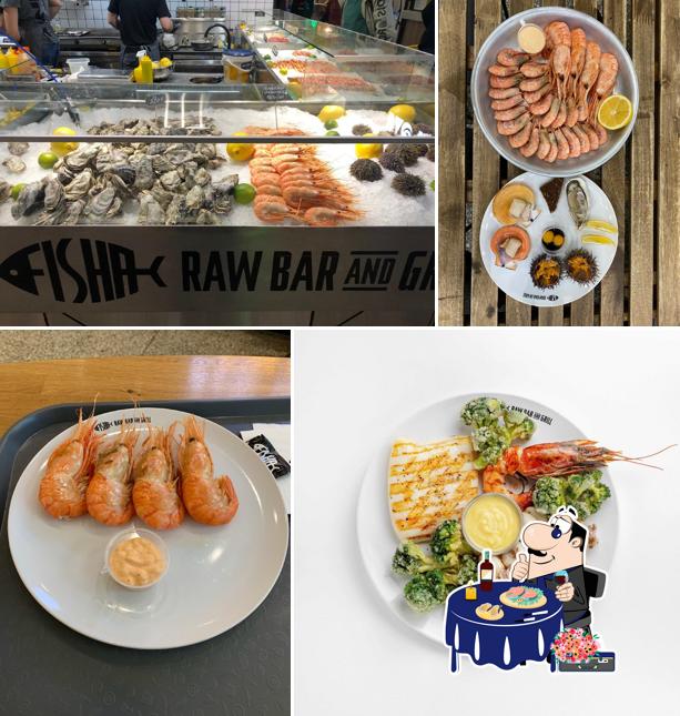 Гости "Fisha" могут попробовать различные блюда из морепродуктов