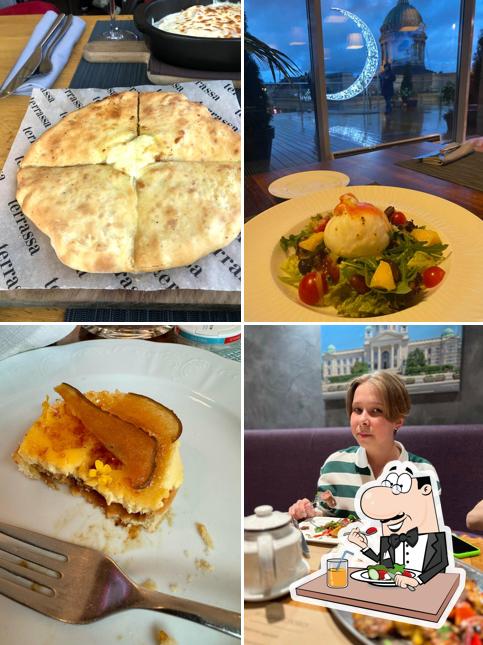 Еда в "Террасе"