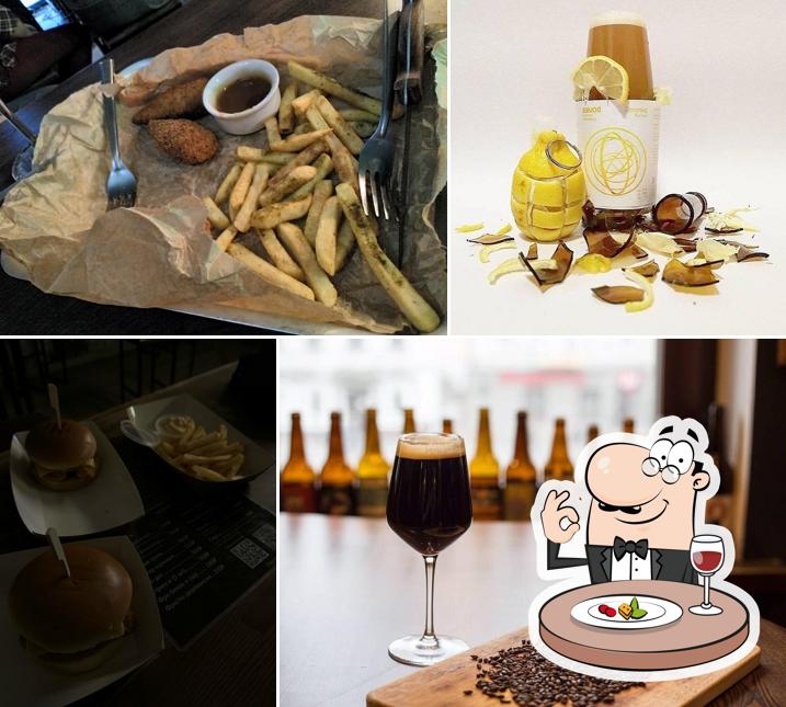 Еда в "Крафте Хауз"