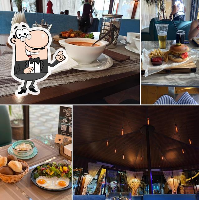 Посмотрите на внутренний интерьер "Кафе "Брынза""